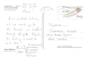 Postcard - Varigotti - back